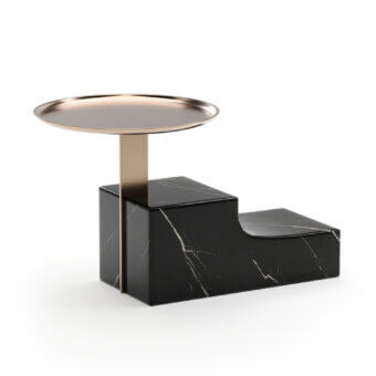 Caracole Overlap Base Dark Nightstand