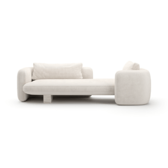 Caracole Overlap Bedroom Ecru Chaise Lounge