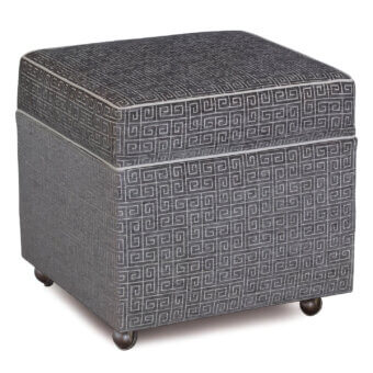 Eastern Accents Amal Greek Key Storage Ottoman