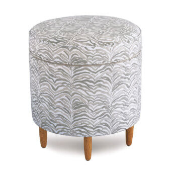 Eastern Accents Amara Round Storage Ottoman