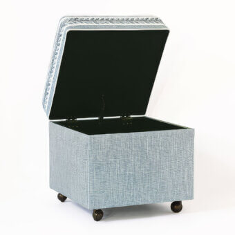 Eastern Accents Amberlynn Storage Ottoman