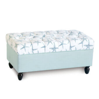 Eastern Accents Bimini Starfish Storage Ottoman