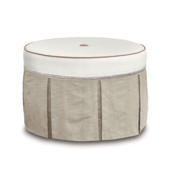 Eastern Accents Emmeline Pleated Skirt Ottoman