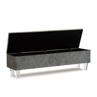 Eastern Accents Esmeralda Ocelot Storage Bench