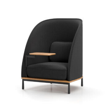 Stellar Works Arc High Back Lounge Chair With Table