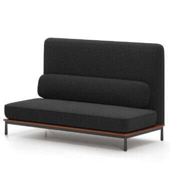 Stellar Works Arc Two-Seater High Back Middle Sofa