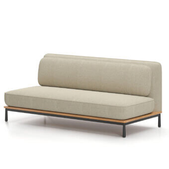 Stellar Works Arc Two-Seater Middle Sofa