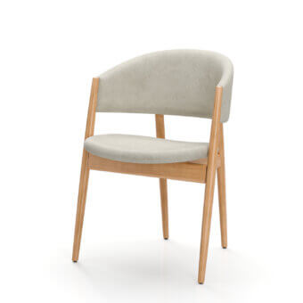 Stellar Works Ougi Half-Back Armchair