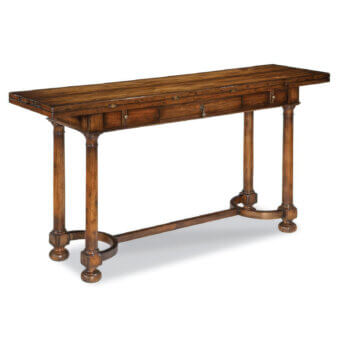Woodbridge Furniture Tudor Flip-Top Console
