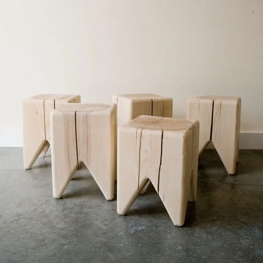 Kalon Stump Side Table & Sculptural Stool #5