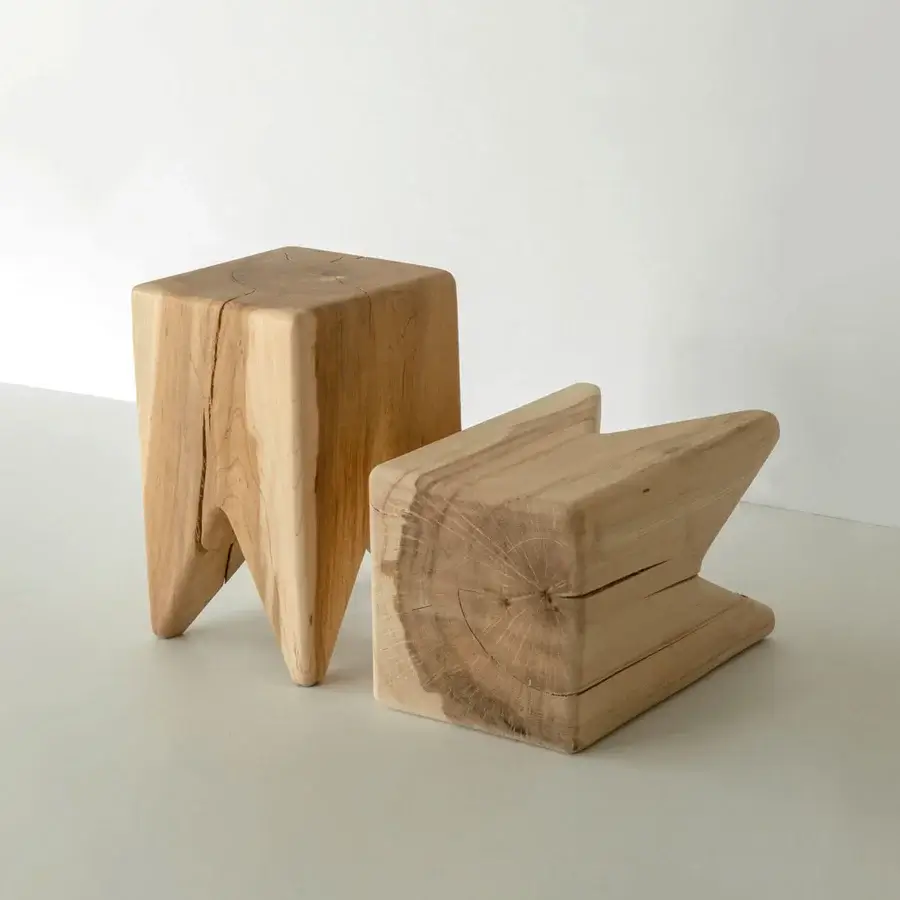 Kalon Stump Side Table & Sculptural Stool #9