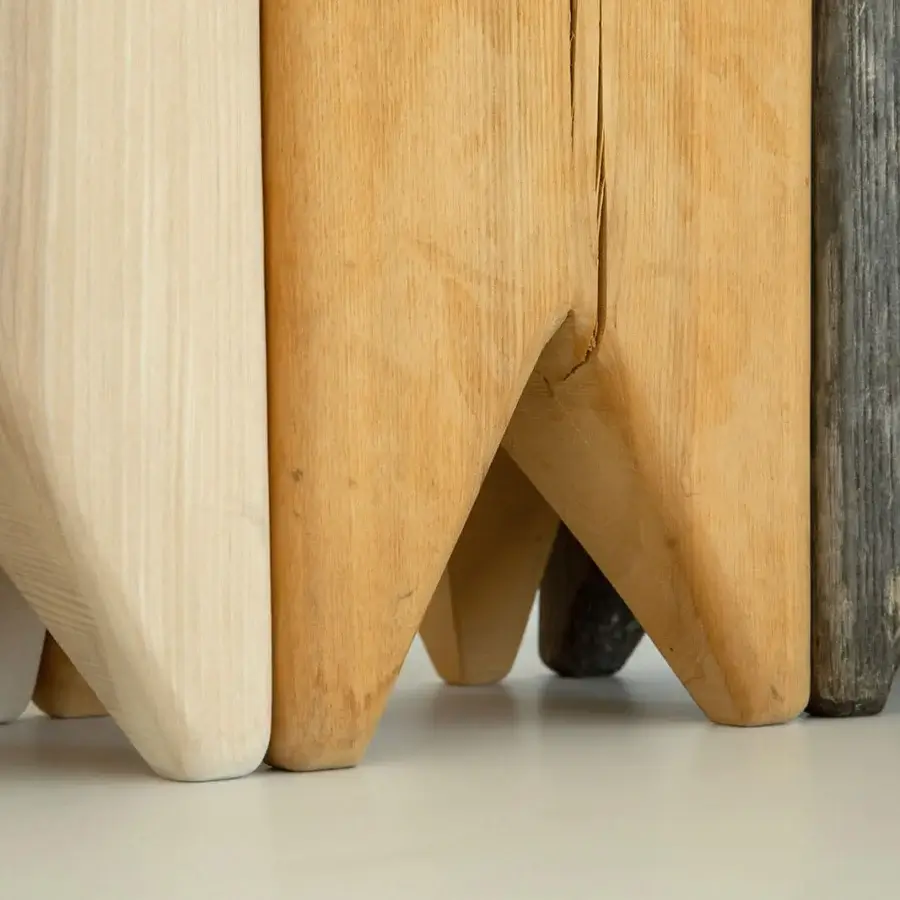 Kalon Stump Side Table & Sculptural Stool #17