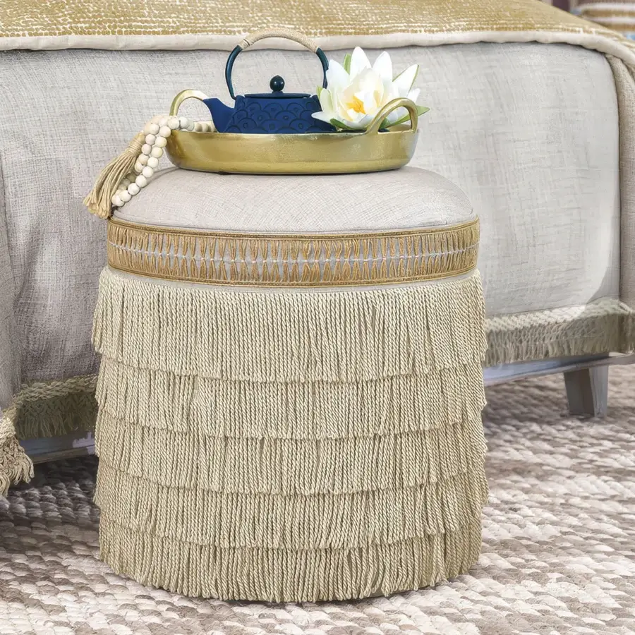 Eastern Accents Daleyza Boho Ottoman #2
